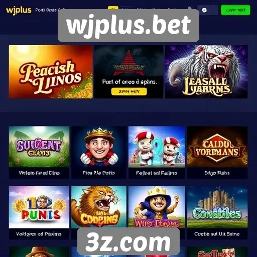 Novas atrações e jogos disponíveis no wjplus.bet